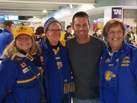 Ben Cousins was all smiles. Photo: Leonie King/Facebook.