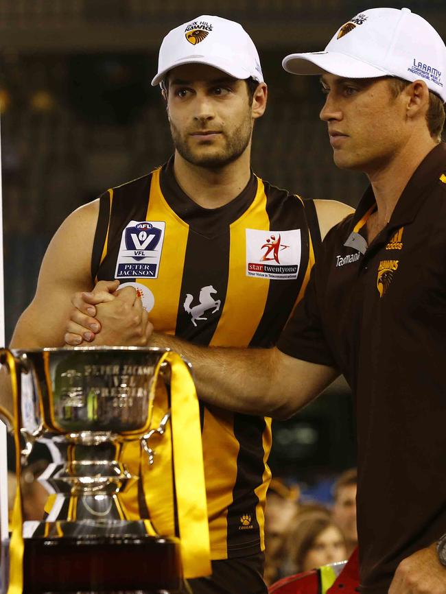 David Mirra won a VFL flag with Box Hill in 2013. Picture: Michael Klein