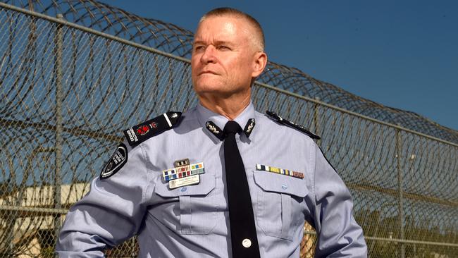 Former Corrective Services commissioner Peter Martin at the Townsville Correctional Complex in 2020. Picture: Evan Morgan