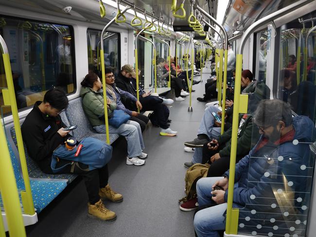 The Sydney Metro has been a great success so far. Picture: Richard Dobson