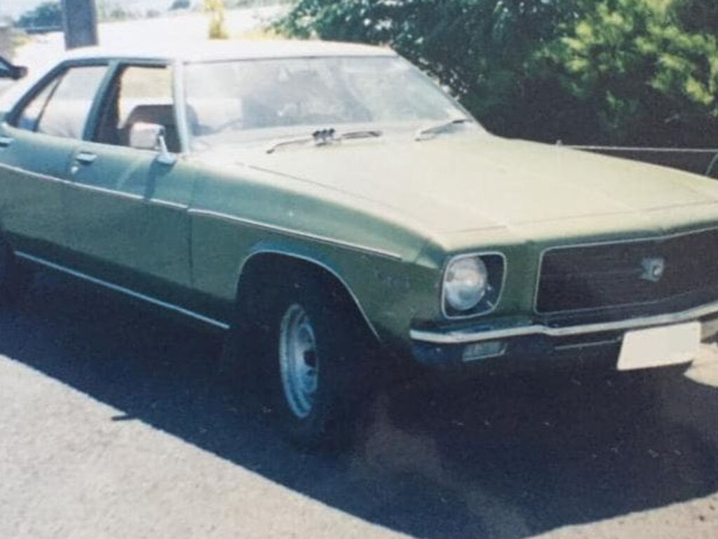 Dean's car, which Dean and Tameka were abducted in. Picture: Supplied