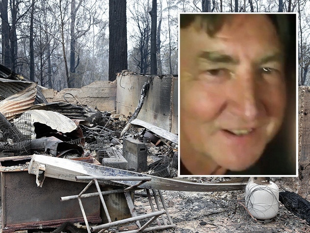 Killed farmer hid in shower as fire destroyed home