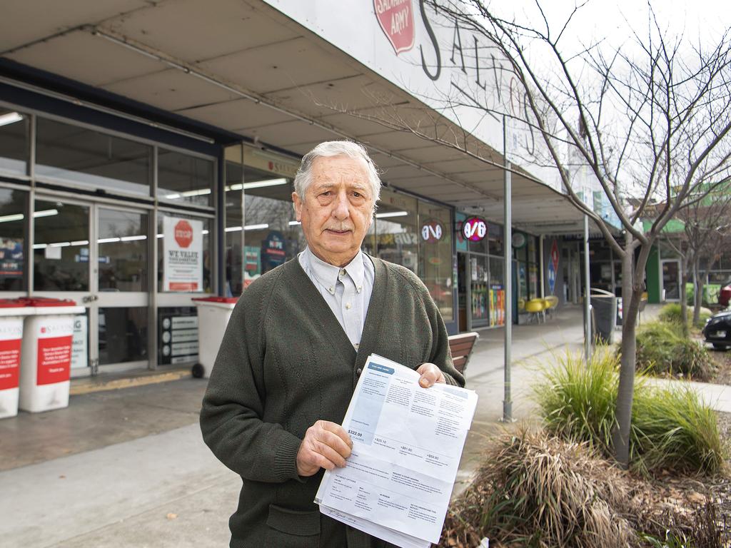 Dan Alessio was fined hundreds of dollars by council when he donated books to the Salvation Army. Picture: Ellen Smith