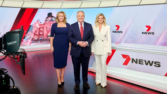 The Channel 7 team will fully move into its new Melbourne HQ after Sunday night’s broadcast. Picture: Channel 7