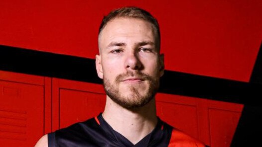 Ben Mckay in Essendon colours. Picture: @EssendonFC/X