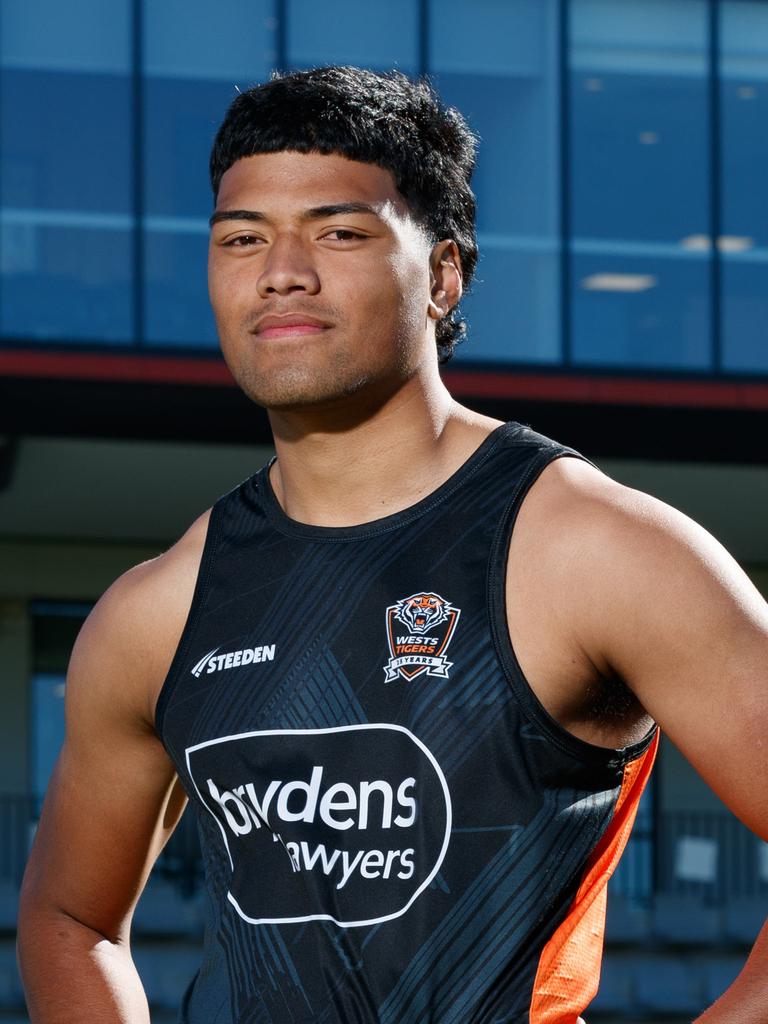 Wests Tigers rising star Heamasi Makasini.