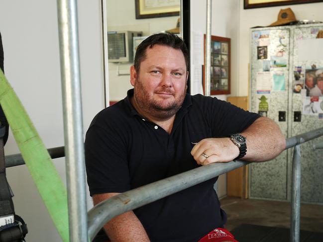 Cairns man Brad Wszola had a nerve root steroid injection administered to relieve pain in his shoulder blade which left him as a paraplegic. Picture: BRENDAN RADKE