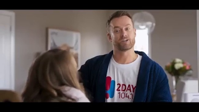 Grant Denyer’s 2DayFM ad with his kids