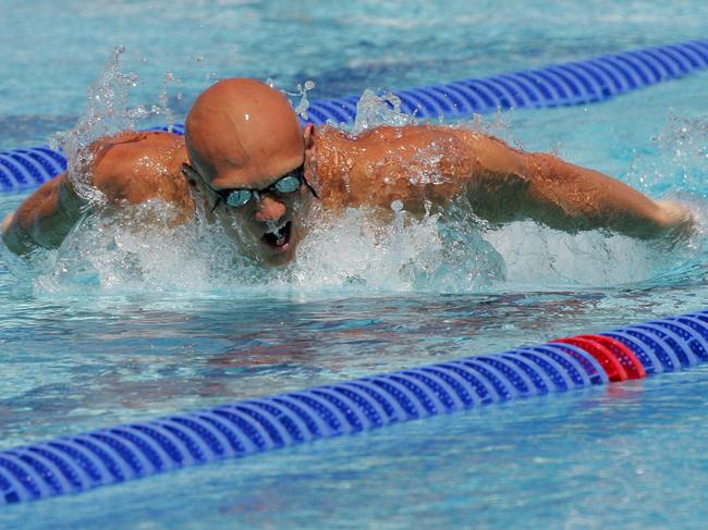 Klim at the Athens Olympics in 2004. Picture: Gregg Porteous