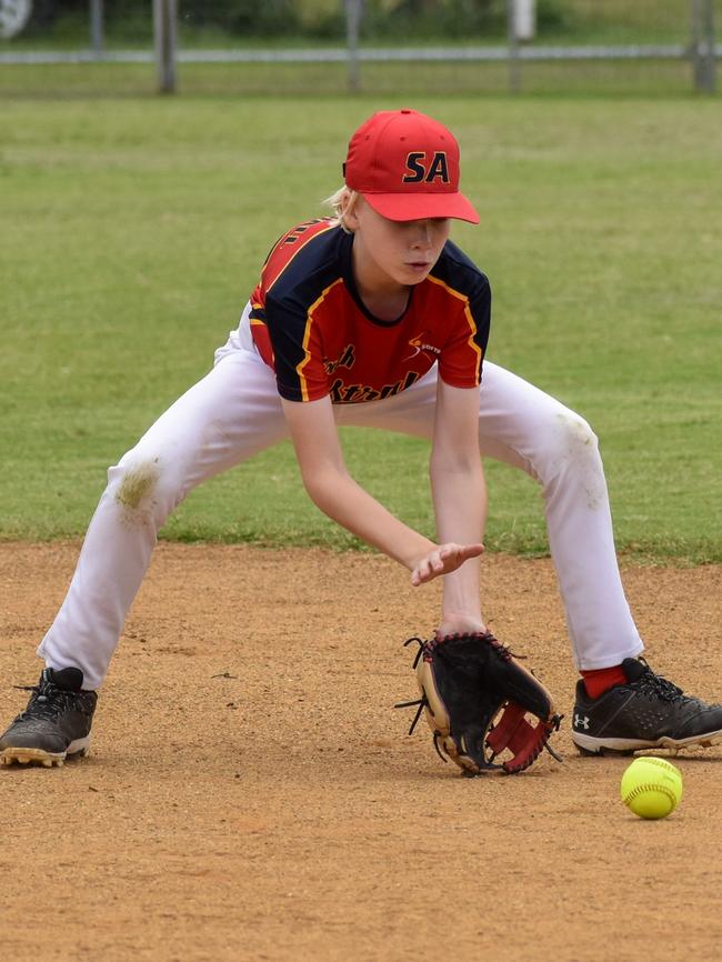 Jensen Marshall fielding for Glenelg. Picture: Supplied.