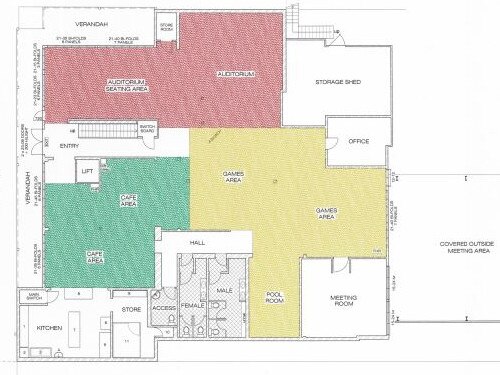 The planned changes to the ground floor layout.