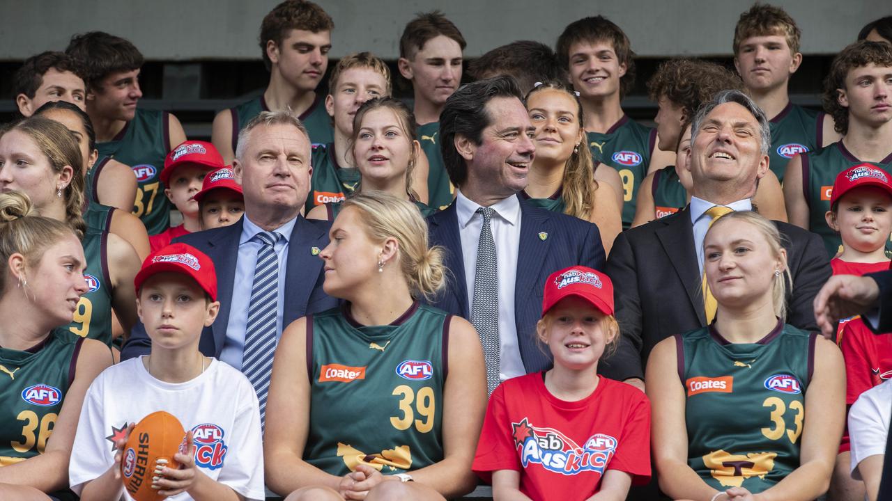 Tasmanian kids excited by AFL team announcement | The Mercury