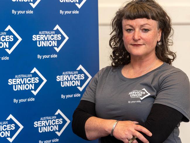 Australian Services Union Tasmanian branch secretary Tash Wark. Picture: Supplied