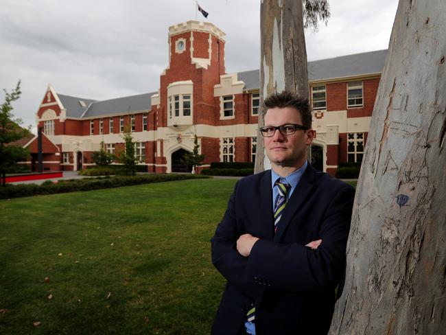 24/04/2018: Teacher Greg Ashman from Clarendon College in Ballarat, has warned that the latest Gonski review on education, needs to make recommendations on how to improve it. Stuart McEvoy for The Australian.