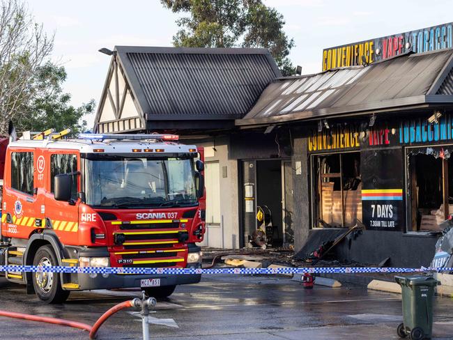 A Thornbury convenience store was the latest property to be targeted in Victoria’s raging tobacco wars. Picture: Jason Edwards