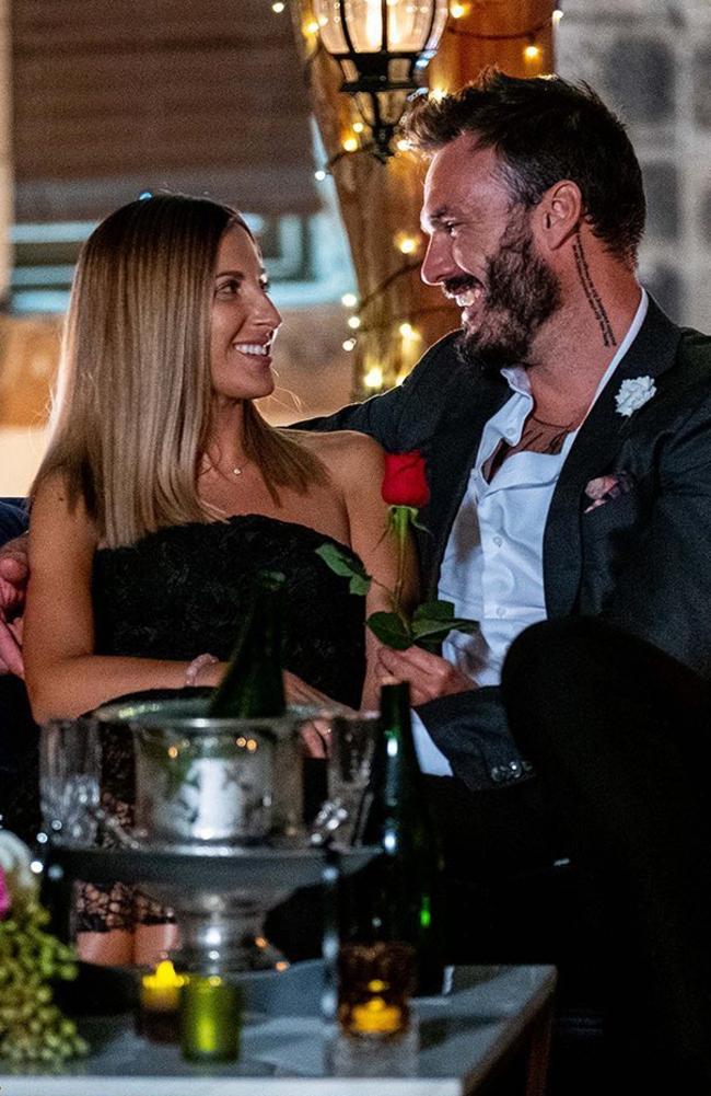 Irena and Locky fell in love on last year’s season of The Bachelor. Picture: Channel 10