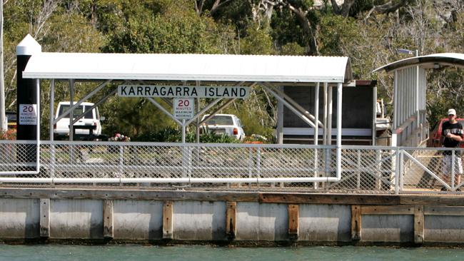 Drew Marriani is in the process of building a home on Karragarra Island, off Redland Bay. Picture: Jono Searle