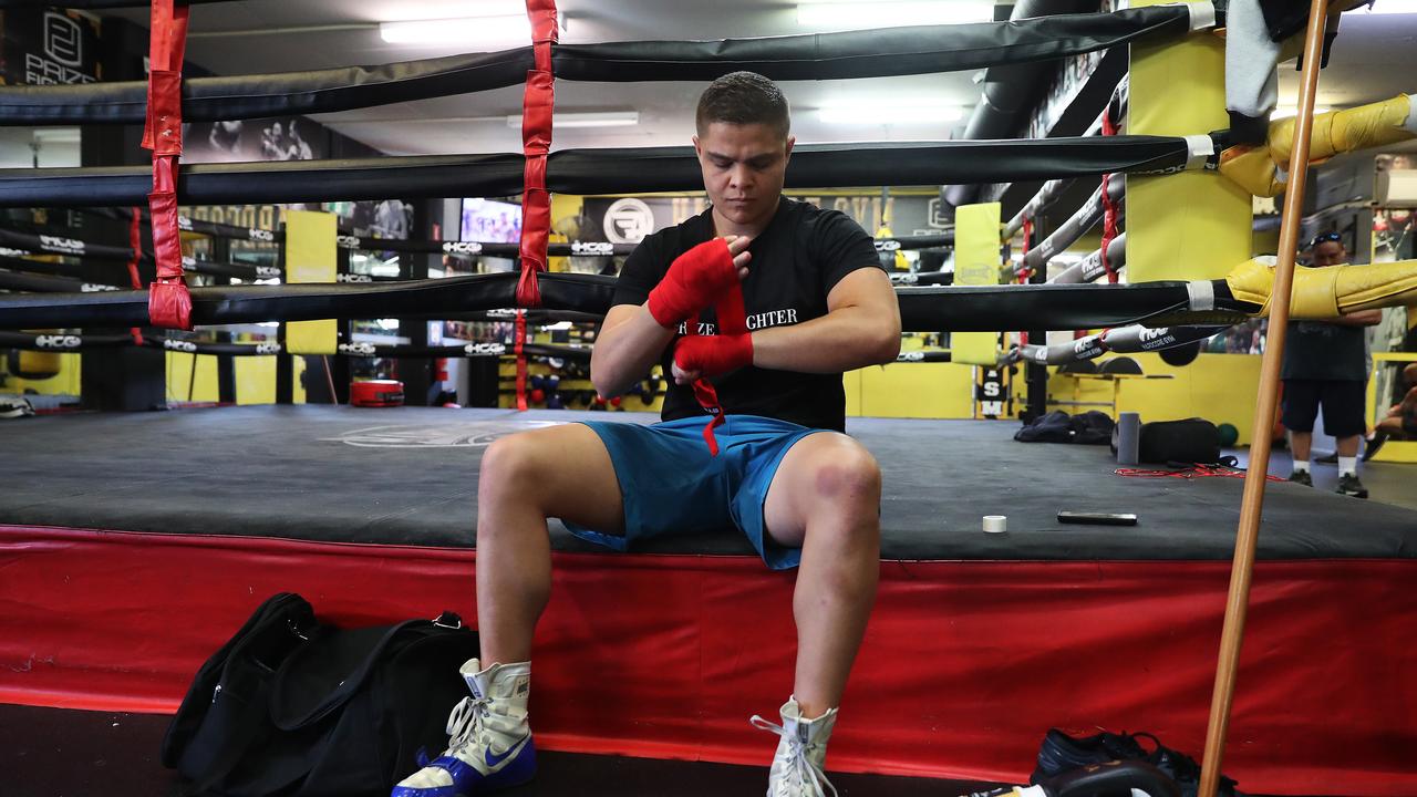 Australian boxer Bilal Akkawy can’t wait to get back in the ring. Picture: Brett Costello