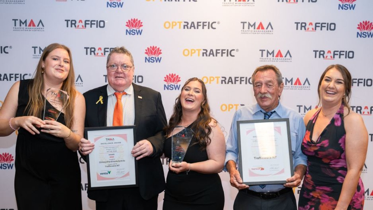 Trafficwerx NT (pictured) have won two awards at the 2024 TMAA Excellence Awards. Picture: Supplied.