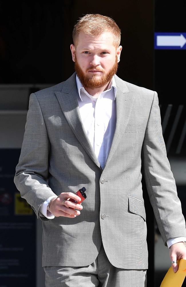 Towle-Cotter outside court on Monday. Picture: Patrick Woods