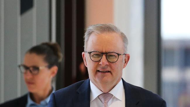 Prime Minister Anthony Albanese has welcomed the UN’s actions on the aid workers suspected of being members of Hamas. Picture: NewsWire / Gaye Gerard