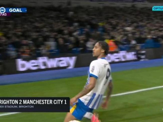 Brighton comeback sinks Man City