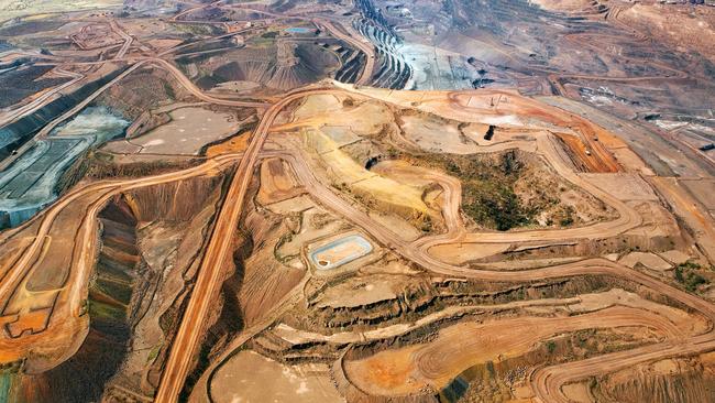 Iron ore’s price has dropped by 60 per cent since a record high in May. Picture: Supplied