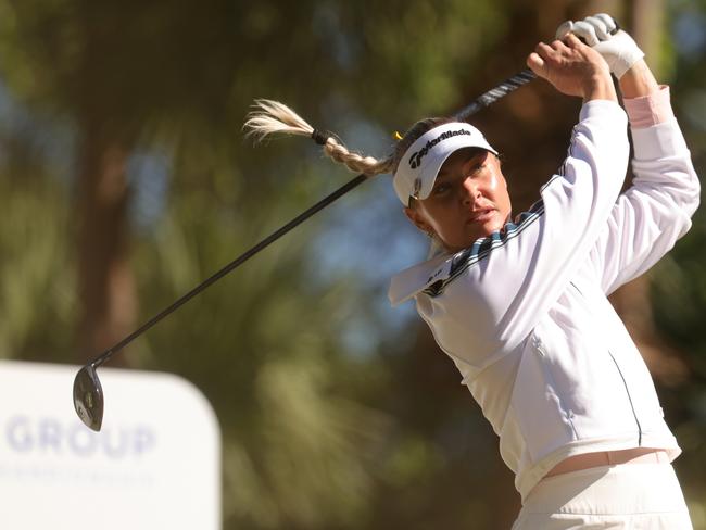 Charley Hull has suggested more severe punishments for players who dither on the course. Picture: Scott Taetsch/Getty Images