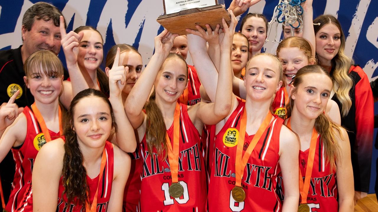 Under-14 girls club champions Kilsyth Cobras.