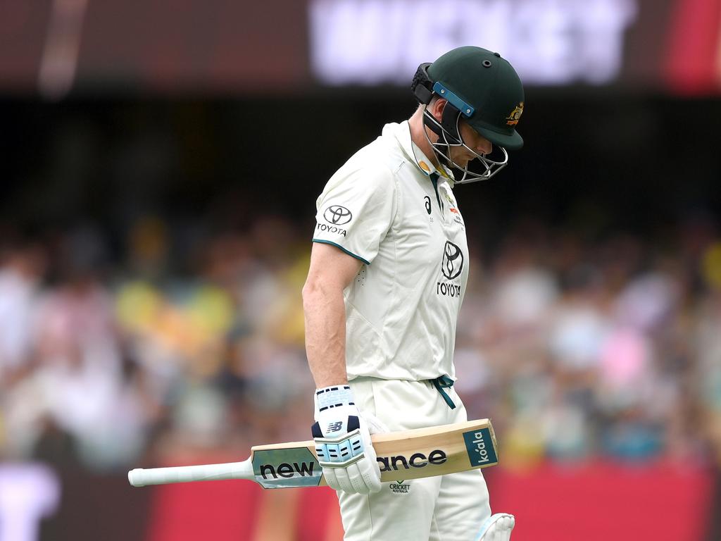 Smith volunteered to move from No. 4 to replace the retiring David Warner at the top of the order. Picture: Bradley Kanaris/Getty Images