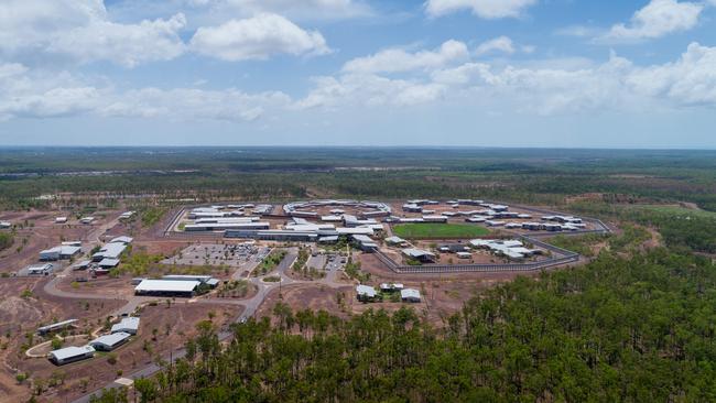 The Darwin Correctional Precinct, in Holtze, was the site of a riot in May 2020 which caused extensive damage, estimated to total about $40m. Picture: Che Chorley