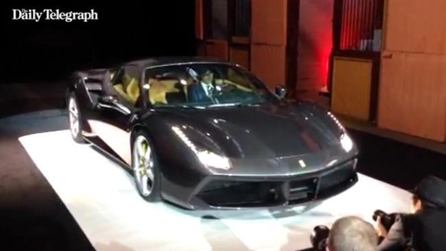 Ferrari launch the new Ferrari 488 GTR in Sydney