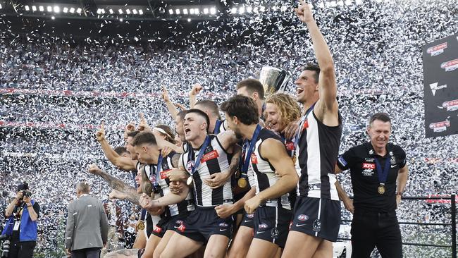 Craig McRae’s Magpies are right in the premiership window again. Picture: Getty Images