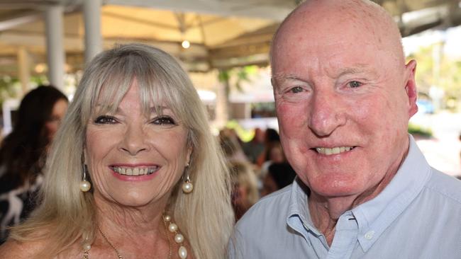 Debbie Miller and Ray Meagher at the Star Studded Lunch at Shuck Restaurant on Tedder Avenue for Gold Coast at Large. Picture, Portia Large.