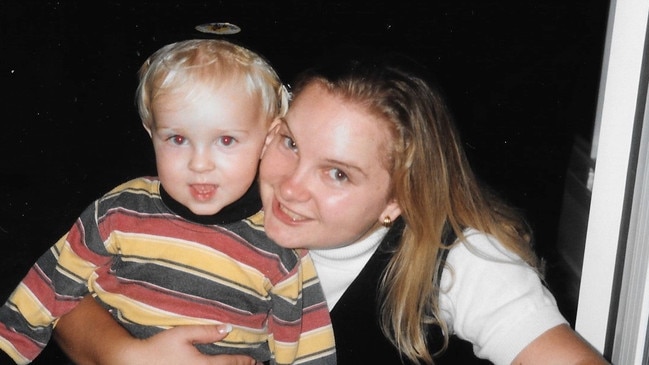 Juanita Wheeler, 21, with son Joseph, 2yrs 9 months, at her 21st birthday party. Supplied.