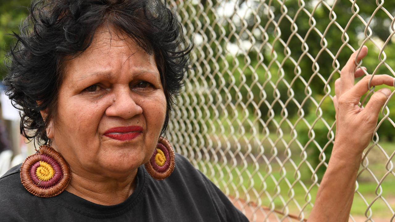 Donna Hunter worries about her 11 year-old grandson currently in the Darwin Detention Centre. Picture: (A)manda Parkinson