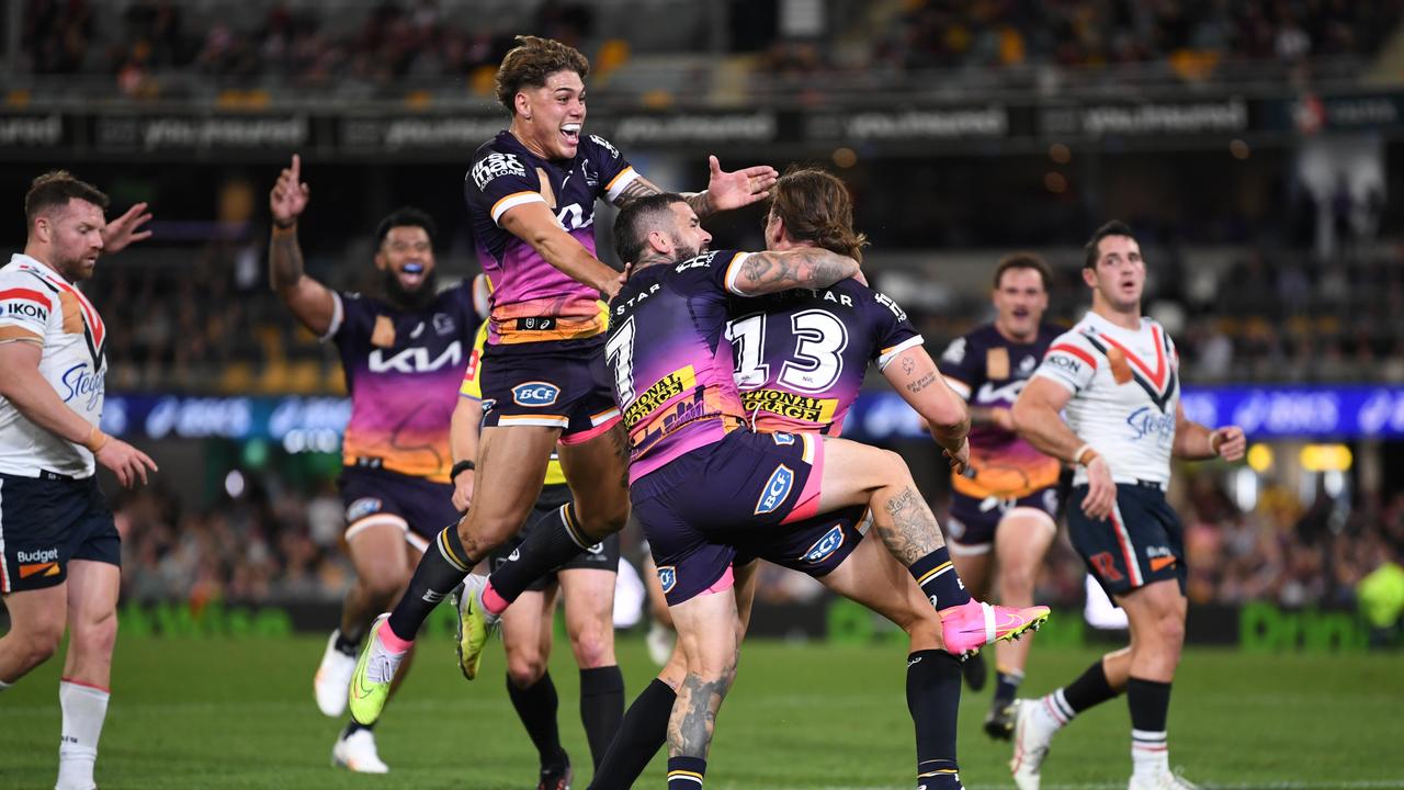 NRL 2023: Brisbane Broncos win 32-10 over Sydney Roosters, Pat Carrigan ...