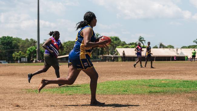 An action shot from one of the matches during Round 13. Picture: Jono Laird.