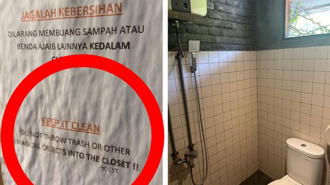 7. Funny toilet signs