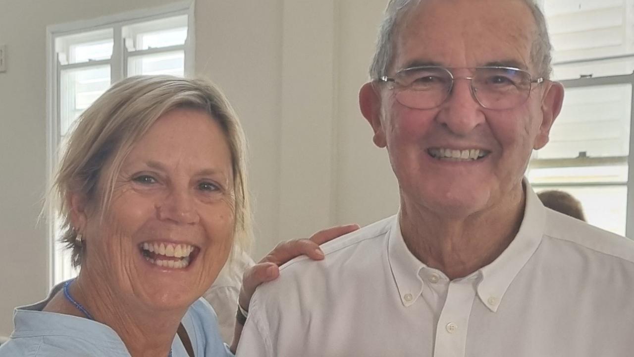 Dr Graham Rowles, with councillor Sue Payne on Australia Day, Sunday, January 26, 2025. Awarded 2025 Mundubbera Local Legend.