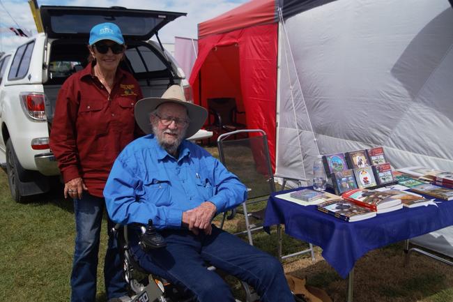 Poet Jack Drake and Jude Robinson at Queensland Heritage Rally