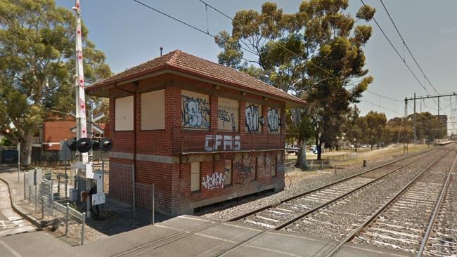 The signal box on Munro St, Coburg that could be demolished. Picture: Google Maps