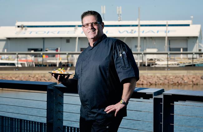 Hot Tamale executive chef Martin Bouchier, with a Red Centre aguachile, was the only Northern Territory contestant at this year's Chef of the Year competition in Sydney.