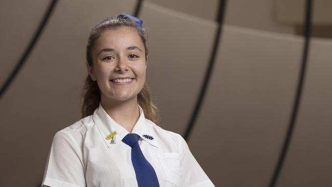 Brisbane Girls Grammar student Matina Samios received a 99.95. Picture: Supplied