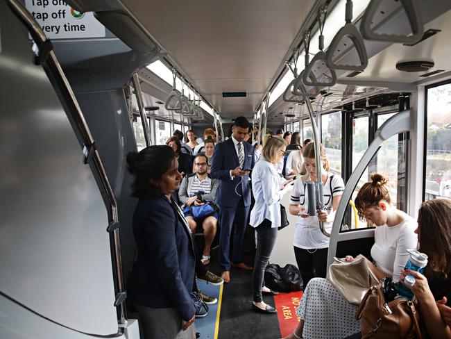 The actual new B-Line buses were praised — despite the fact not all of the new commuter car parks are ready. Picture: Adam Yip