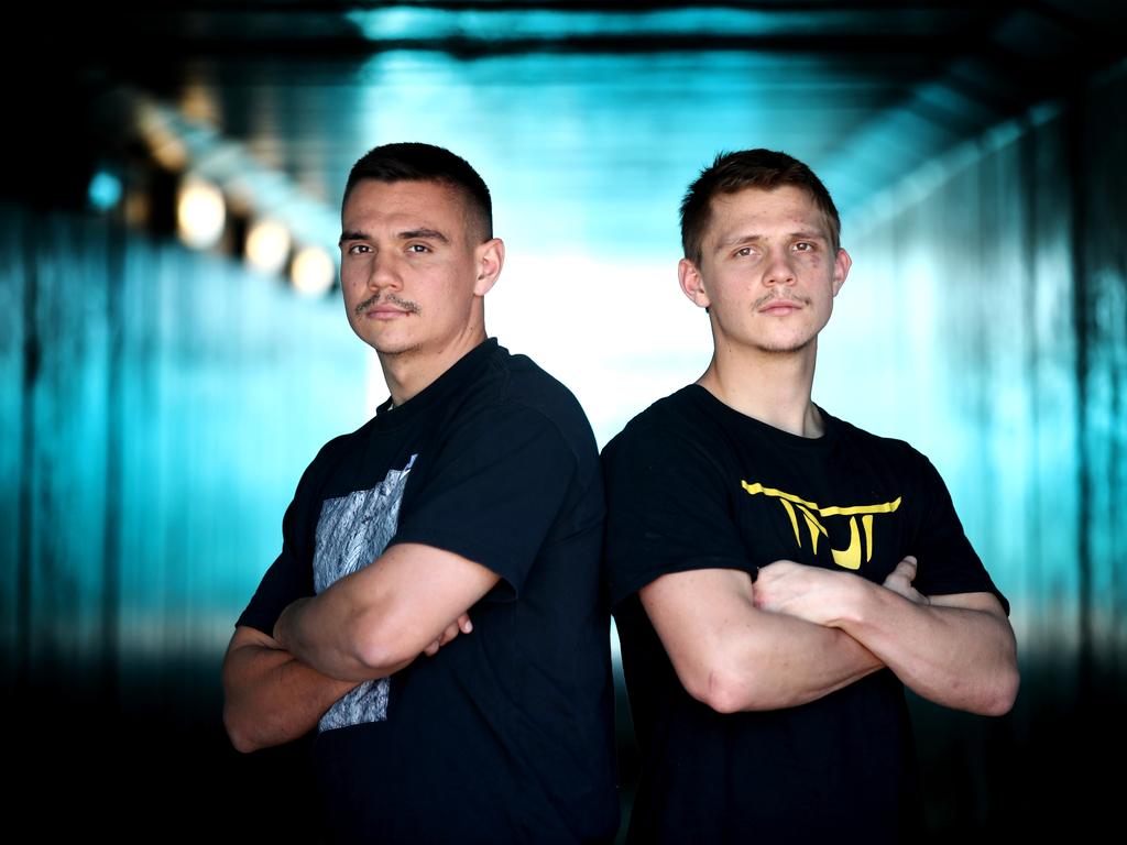 Tim and Nikita Tszyu are forging new paths for themselves. Picture: No Limit Boxing/Gregg Porteous