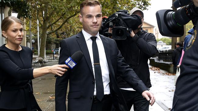 Taylor Auerbach outside the Federal Court. Picture: John Appleyard/NCA NewsWire