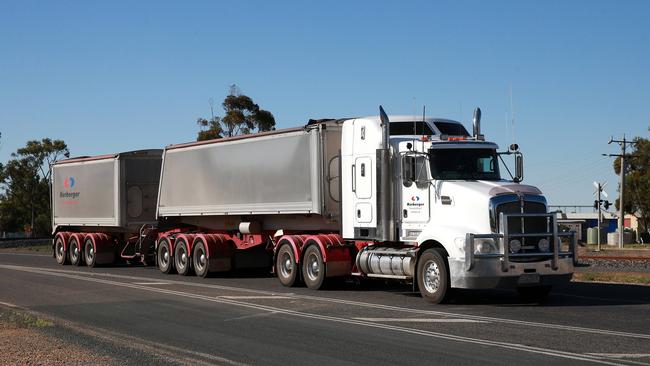 A grain truck. Picture: Andy Rogers