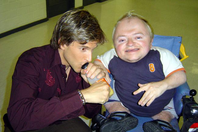 TV presenter Osher Gunsberg (then Andrew G) Quentin. Picture: Channel 10