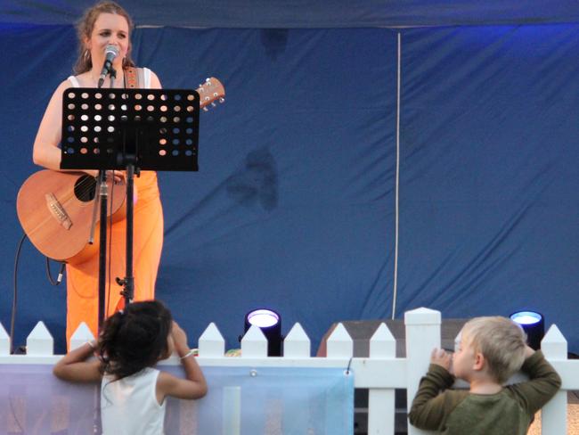 Tiffany Grace performing at the New Year's Eve River Party at Bluewater Quay on Saturday, December 31, 2022. Picture: Andrew Kacimaiwai